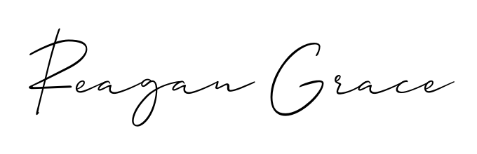 The Allison_Script typeface gives name Reagan Grace a refined look. Suitable for certificates, diplomas, and official verification. Reagan Grace signature style 2 images and pictures png