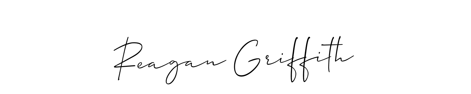 Similarly Allison_Script is the best handwritten signature design. Signature creator online .You can use it as an online autograph creator for name Reagan Griffith. Reagan Griffith signature style 2 images and pictures png