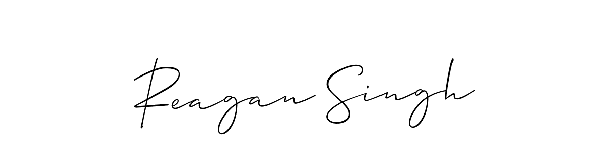Best and Professional Signature Style for Reagan Singh. Allison_Script Best Signature Style Collection. Reagan Singh signature style 2 images and pictures png
