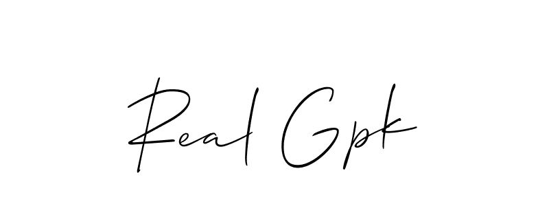 Make a beautiful signature design for name Real Gpk. Use this online signature maker to create a handwritten signature for free. Real Gpk signature style 2 images and pictures png