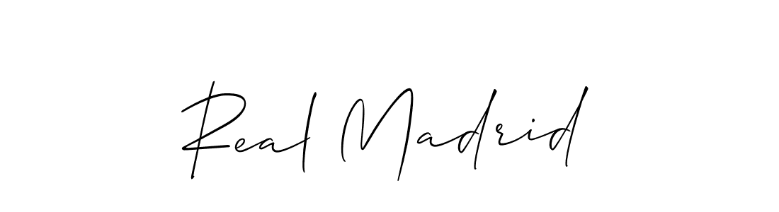 It looks lik you need a new signature style for name Real Madrid. Design unique handwritten (Allison_Script) signature with our free signature maker in just a few clicks. Real Madrid signature style 2 images and pictures png