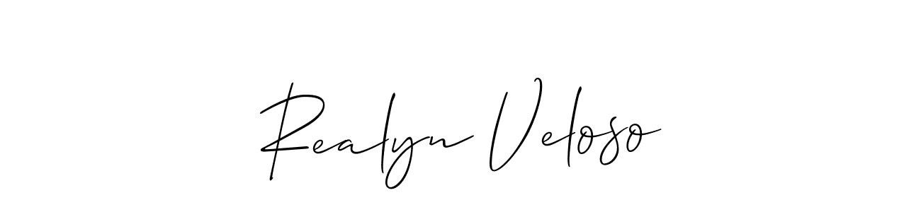 Similarly Allison_Script is the best handwritten signature design. Signature creator online .You can use it as an online autograph creator for name Realyn Veloso. Realyn Veloso signature style 2 images and pictures png