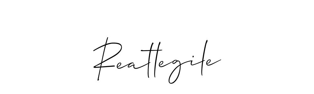 Best and Professional Signature Style for Reatlegile. Allison_Script Best Signature Style Collection. Reatlegile signature style 2 images and pictures png