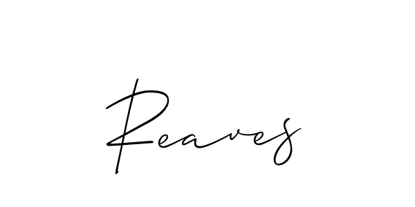 Reaves stylish signature style. Best Handwritten Sign (Allison_Script) for my name. Handwritten Signature Collection Ideas for my name Reaves. Reaves signature style 2 images and pictures png