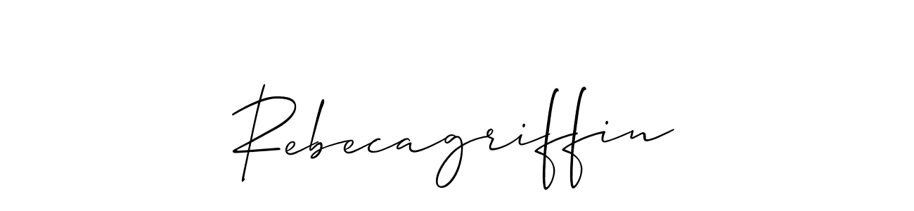 Make a beautiful signature design for name Rebecagriffin. Use this online signature maker to create a handwritten signature for free. Rebecagriffin signature style 2 images and pictures png