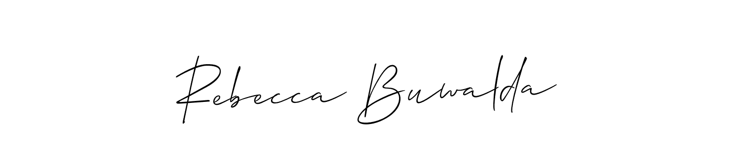 Make a short Rebecca Buwalda signature style. Manage your documents anywhere anytime using Allison_Script. Create and add eSignatures, submit forms, share and send files easily. Rebecca Buwalda signature style 2 images and pictures png
