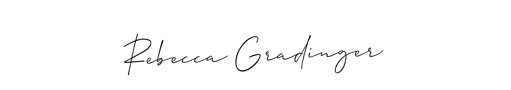 See photos of Rebecca Gradinger official signature by Spectra . Check more albums & portfolios. Read reviews & check more about Allison_Script font. Rebecca Gradinger signature style 2 images and pictures png