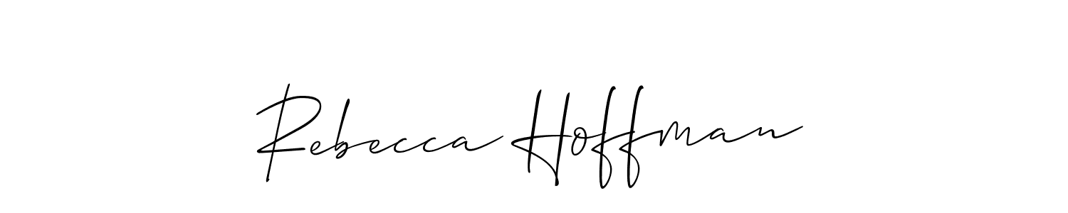 Check out images of Autograph of Rebecca Hoffman name. Actor Rebecca Hoffman Signature Style. Allison_Script is a professional sign style online. Rebecca Hoffman signature style 2 images and pictures png