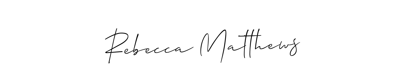 Check out images of Autograph of Rebecca Matthews name. Actor Rebecca Matthews Signature Style. Allison_Script is a professional sign style online. Rebecca Matthews signature style 2 images and pictures png