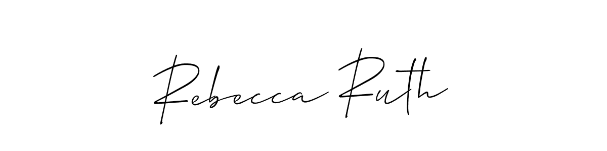 Once you've used our free online signature maker to create your best signature Allison_Script style, it's time to enjoy all of the benefits that Rebecca Ruth name signing documents. Rebecca Ruth signature style 2 images and pictures png