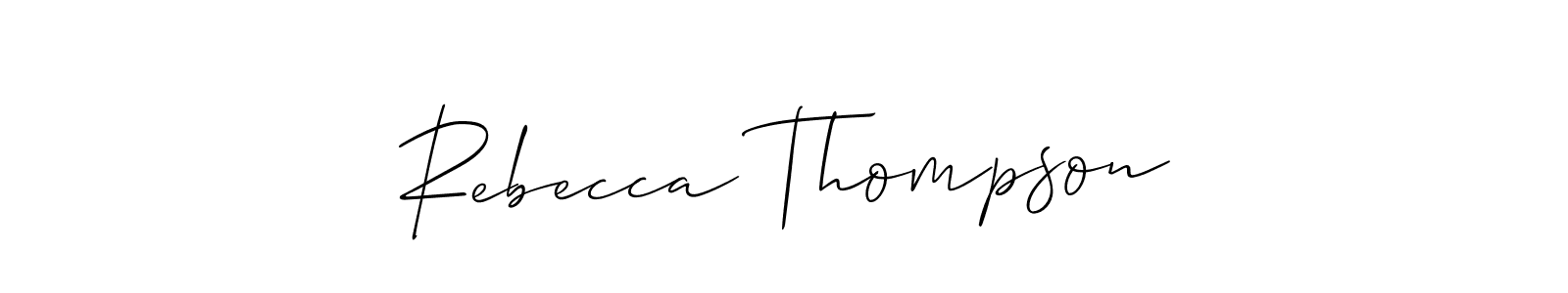Also You can easily find your signature by using the search form. We will create Rebecca Thompson name handwritten signature images for you free of cost using Allison_Script sign style. Rebecca Thompson signature style 2 images and pictures png