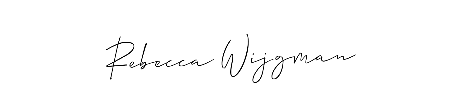 Once you've used our free online signature maker to create your best signature Allison_Script style, it's time to enjoy all of the benefits that Rebecca Wijgman name signing documents. Rebecca Wijgman signature style 2 images and pictures png