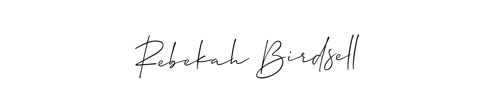 Best and Professional Signature Style for Rebekah Birdsell. Allison_Script Best Signature Style Collection. Rebekah Birdsell signature style 2 images and pictures png