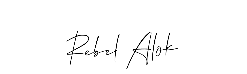 This is the best signature style for the Rebel Alok name. Also you like these signature font (Allison_Script). Mix name signature. Rebel Alok signature style 2 images and pictures png
