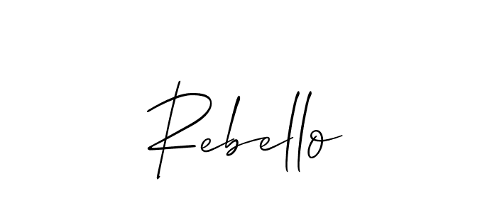 Here are the top 10 professional signature styles for the name Rebello. These are the best autograph styles you can use for your name. Rebello signature style 2 images and pictures png