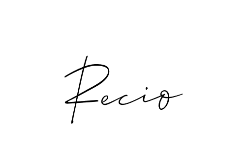 You can use this online signature creator to create a handwritten signature for the name Recio. This is the best online autograph maker. Recio signature style 2 images and pictures png