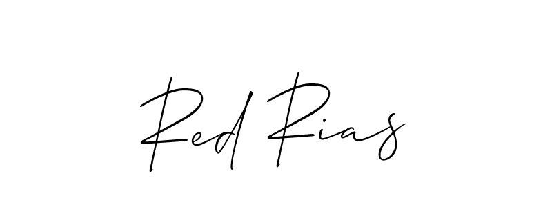 You should practise on your own different ways (Allison_Script) to write your name (Red Rias) in signature. don't let someone else do it for you. Red Rias signature style 2 images and pictures png