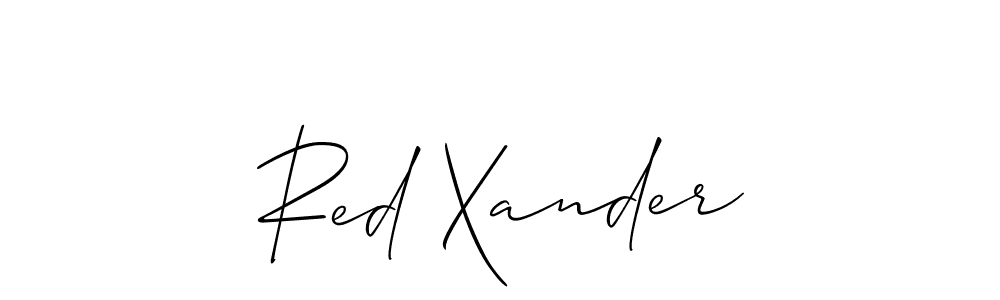 It looks lik you need a new signature style for name Red Xander. Design unique handwritten (Allison_Script) signature with our free signature maker in just a few clicks. Red Xander signature style 2 images and pictures png