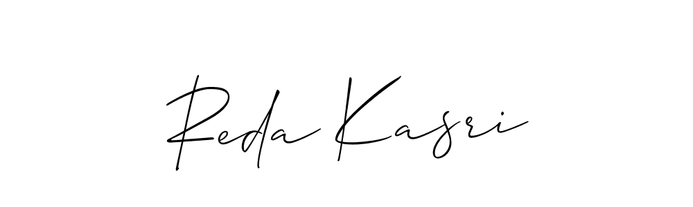 Best and Professional Signature Style for Reda Kasri. Allison_Script Best Signature Style Collection. Reda Kasri signature style 2 images and pictures png