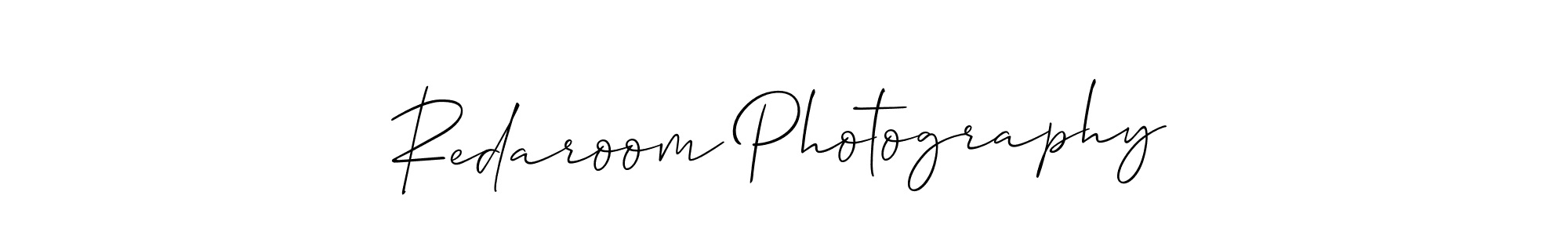 How to make Redaroom Photography name signature. Use Allison_Script style for creating short signs online. This is the latest handwritten sign. Redaroom Photography signature style 2 images and pictures png