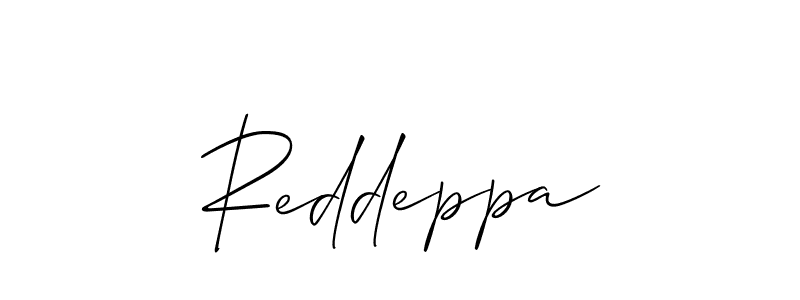 if you are searching for the best signature style for your name Reddeppa. so please give up your signature search. here we have designed multiple signature styles  using Allison_Script. Reddeppa signature style 2 images and pictures png
