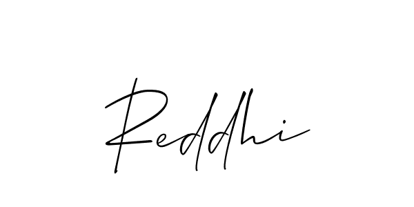 Reddhi stylish signature style. Best Handwritten Sign (Allison_Script) for my name. Handwritten Signature Collection Ideas for my name Reddhi. Reddhi signature style 2 images and pictures png