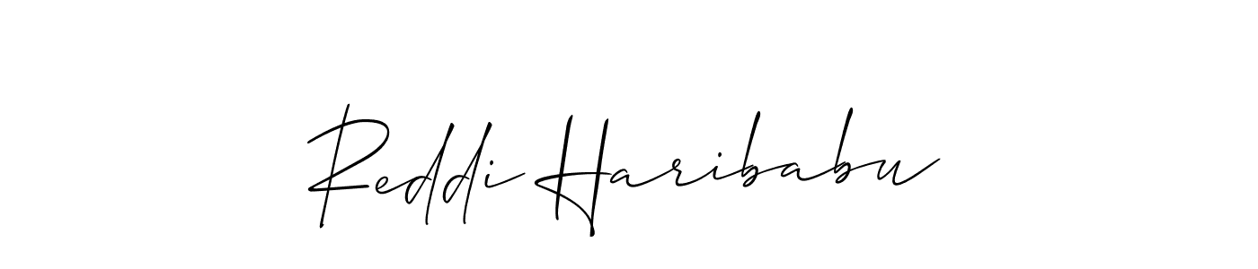 Reddi Haribabu stylish signature style. Best Handwritten Sign (Allison_Script) for my name. Handwritten Signature Collection Ideas for my name Reddi Haribabu. Reddi Haribabu signature style 2 images and pictures png