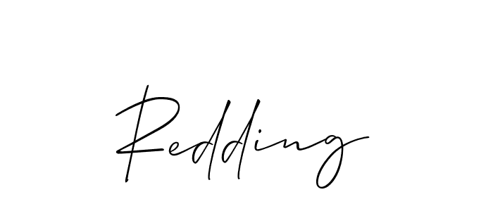 Make a beautiful signature design for name Redding. With this signature (Allison_Script) style, you can create a handwritten signature for free. Redding signature style 2 images and pictures png