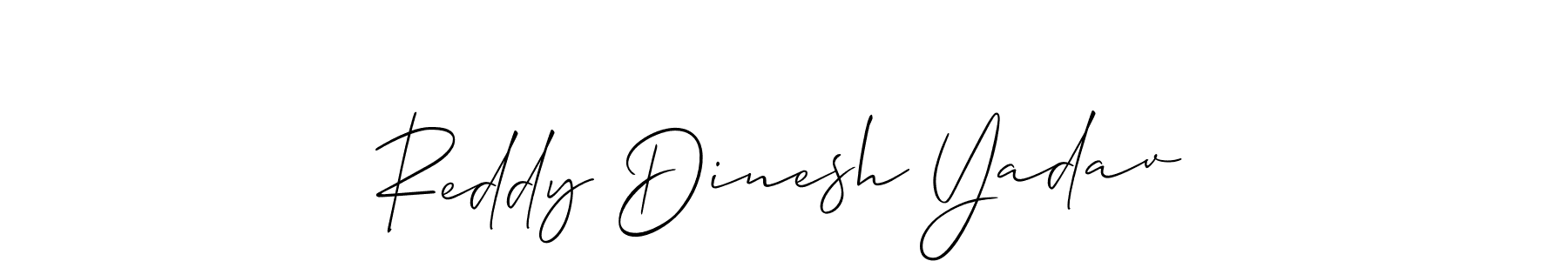 You can use this online signature creator to create a handwritten signature for the name Reddy Dinesh Yadav. This is the best online autograph maker. Reddy Dinesh Yadav signature style 2 images and pictures png