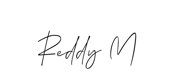 Make a beautiful signature design for name Reddy M. Use this online signature maker to create a handwritten signature for free. Reddy M signature style 2 images and pictures png