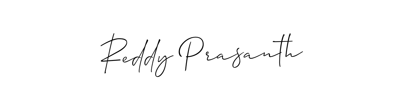 How to Draw Reddy Prasanth signature style? Allison_Script is a latest design signature styles for name Reddy Prasanth. Reddy Prasanth signature style 2 images and pictures png