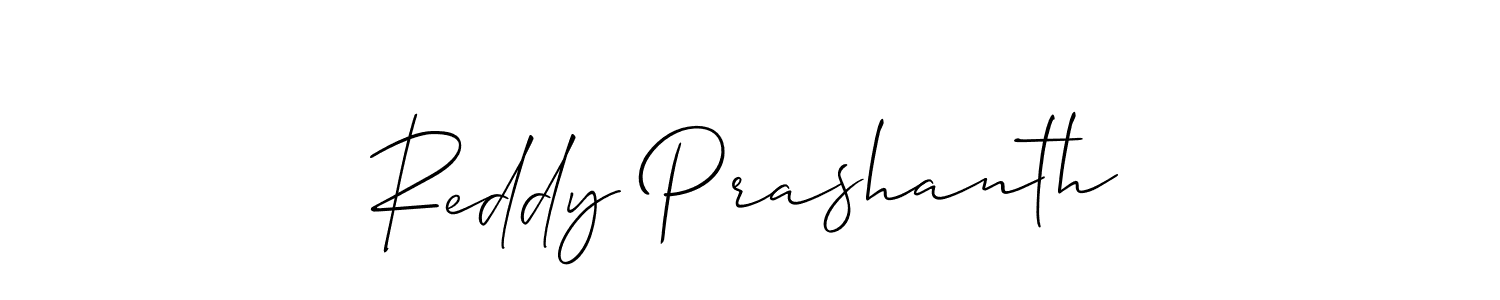 Make a short Reddy Prashanth signature style. Manage your documents anywhere anytime using Allison_Script. Create and add eSignatures, submit forms, share and send files easily. Reddy Prashanth signature style 2 images and pictures png