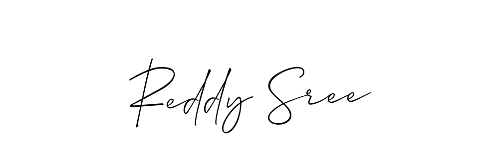Similarly Allison_Script is the best handwritten signature design. Signature creator online .You can use it as an online autograph creator for name Reddy Sree. Reddy Sree signature style 2 images and pictures png