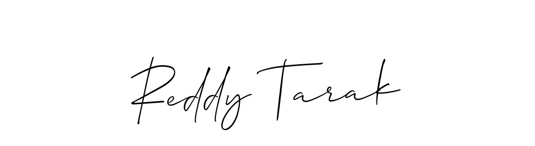 Create a beautiful signature design for name Reddy Tarak. With this signature (Allison_Script) fonts, you can make a handwritten signature for free. Reddy Tarak signature style 2 images and pictures png