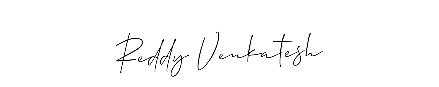 How to make Reddy Venkatesh signature? Allison_Script is a professional autograph style. Create handwritten signature for Reddy Venkatesh name. Reddy Venkatesh signature style 2 images and pictures png