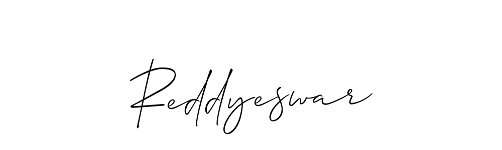 Similarly Allison_Script is the best handwritten signature design. Signature creator online .You can use it as an online autograph creator for name Reddyeswar. Reddyeswar signature style 2 images and pictures png