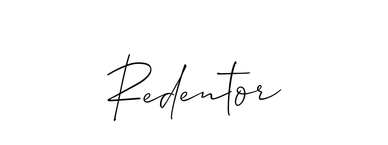 Make a beautiful signature design for name Redentor. Use this online signature maker to create a handwritten signature for free. Redentor signature style 2 images and pictures png