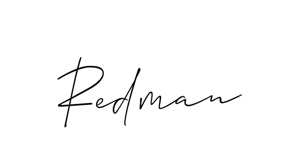 You should practise on your own different ways (Allison_Script) to write your name (Redman) in signature. don't let someone else do it for you. Redman signature style 2 images and pictures png