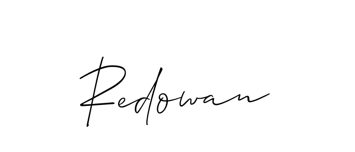 Best and Professional Signature Style for Redowan. Allison_Script Best Signature Style Collection. Redowan signature style 2 images and pictures png