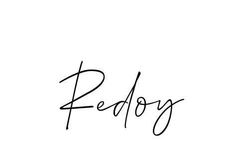 Make a beautiful signature design for name Redoy. With this signature (Allison_Script) style, you can create a handwritten signature for free. Redoy signature style 2 images and pictures png