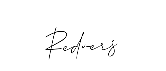 Also we have Redvers name is the best signature style. Create professional handwritten signature collection using Allison_Script autograph style. Redvers signature style 2 images and pictures png