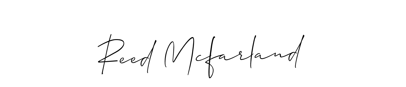 Make a beautiful signature design for name Reed Mcfarland. Use this online signature maker to create a handwritten signature for free. Reed Mcfarland signature style 2 images and pictures png