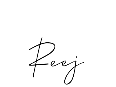 Best and Professional Signature Style for Reej. Allison_Script Best Signature Style Collection. Reej signature style 2 images and pictures png