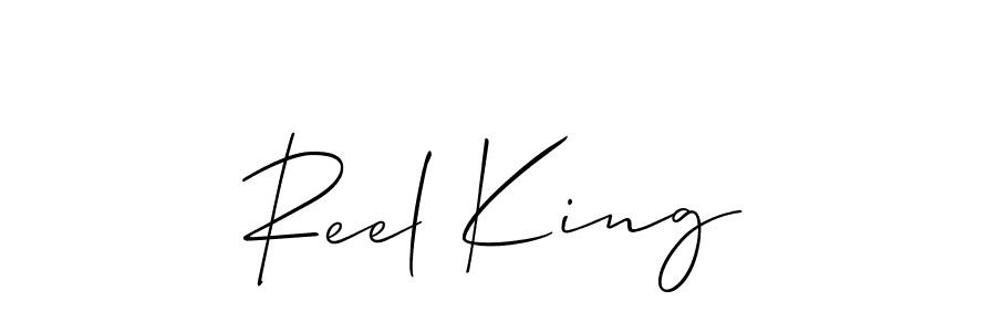 Best and Professional Signature Style for Reel King. Allison_Script Best Signature Style Collection. Reel King signature style 2 images and pictures png