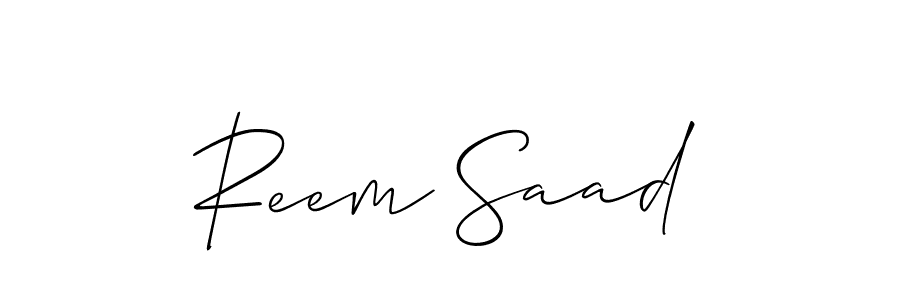You can use this online signature creator to create a handwritten signature for the name Reem Saad. This is the best online autograph maker. Reem Saad signature style 2 images and pictures png