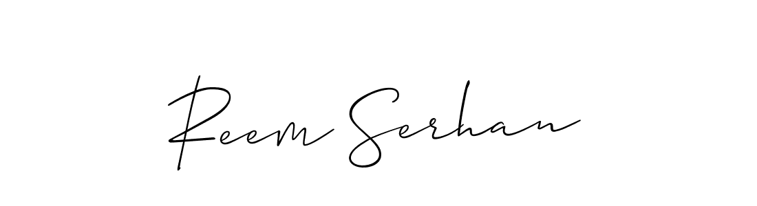 You can use this online signature creator to create a handwritten signature for the name Reem Serhan. This is the best online autograph maker. Reem Serhan signature style 2 images and pictures png