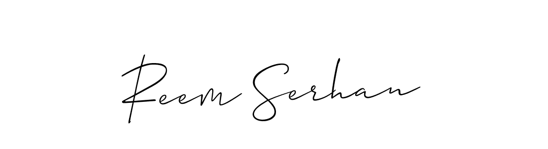 Check out images of Autograph of Reem Serhan name. Actor Reem Serhan Signature Style. Allison_Script is a professional sign style online. Reem Serhan signature style 2 images and pictures png