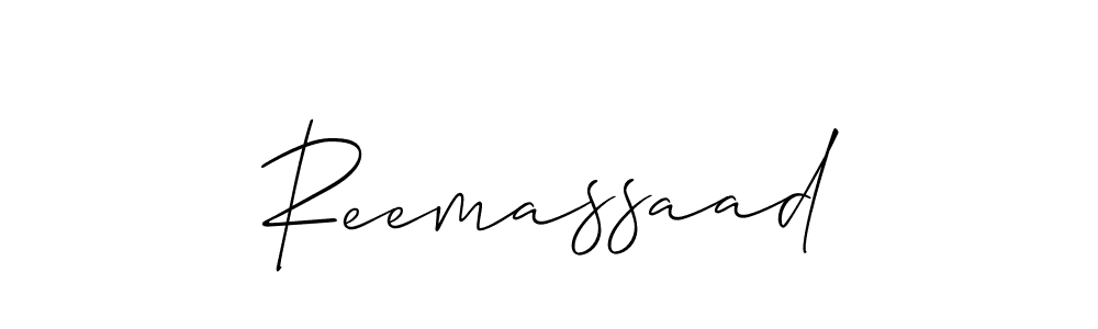 Make a beautiful signature design for name Reemassaad. Use this online signature maker to create a handwritten signature for free. Reemassaad signature style 2 images and pictures png