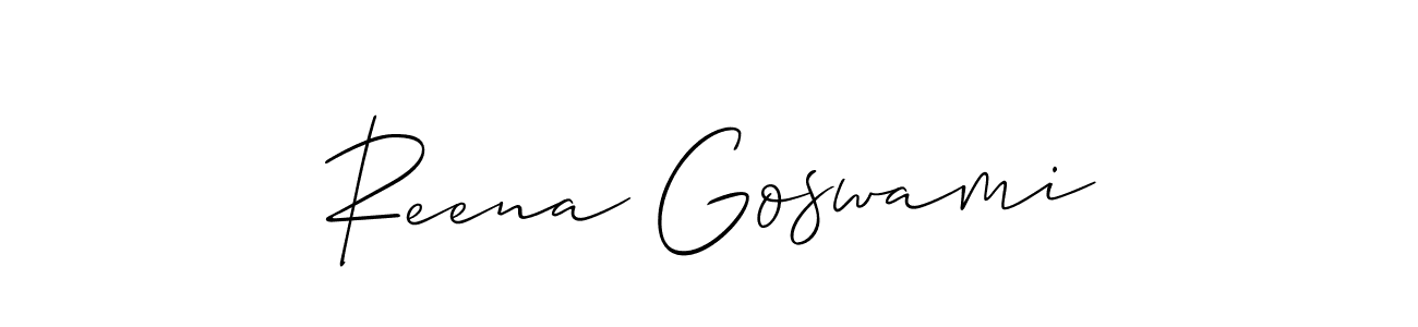 See photos of Reena Goswami official signature by Spectra . Check more albums & portfolios. Read reviews & check more about Allison_Script font. Reena Goswami signature style 2 images and pictures png