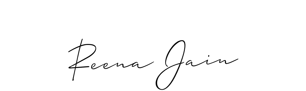 Check out images of Autograph of Reena Jain name. Actor Reena Jain Signature Style. Allison_Script is a professional sign style online. Reena Jain signature style 2 images and pictures png
